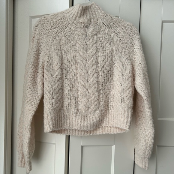 Sunday Best Knit Sweater Cream Size Small - Picture 1 of 2